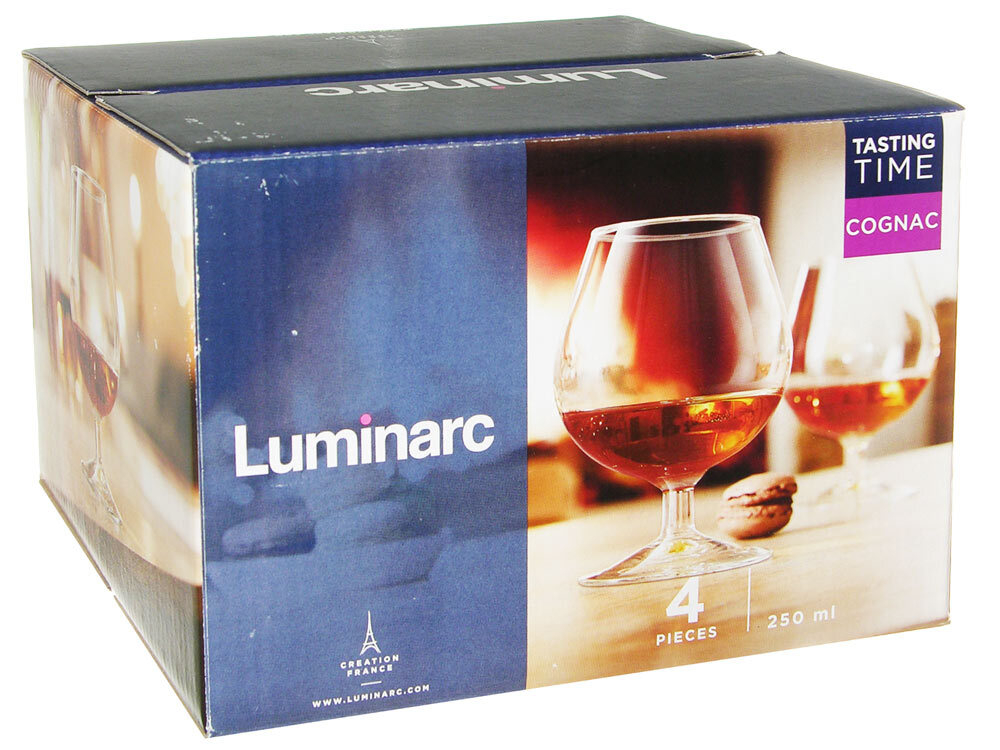 Набор бокалов для конька 4шт 250мл Время дегустаций