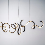 637117 Люстра CORINTO 60W LED 2380LM ЧЕРНЫЙ 3000K