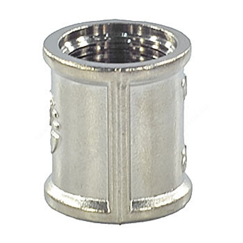 Муфта латунь никель Ду 32 (1 1/4") ВР VALFEX VF.170.N.114