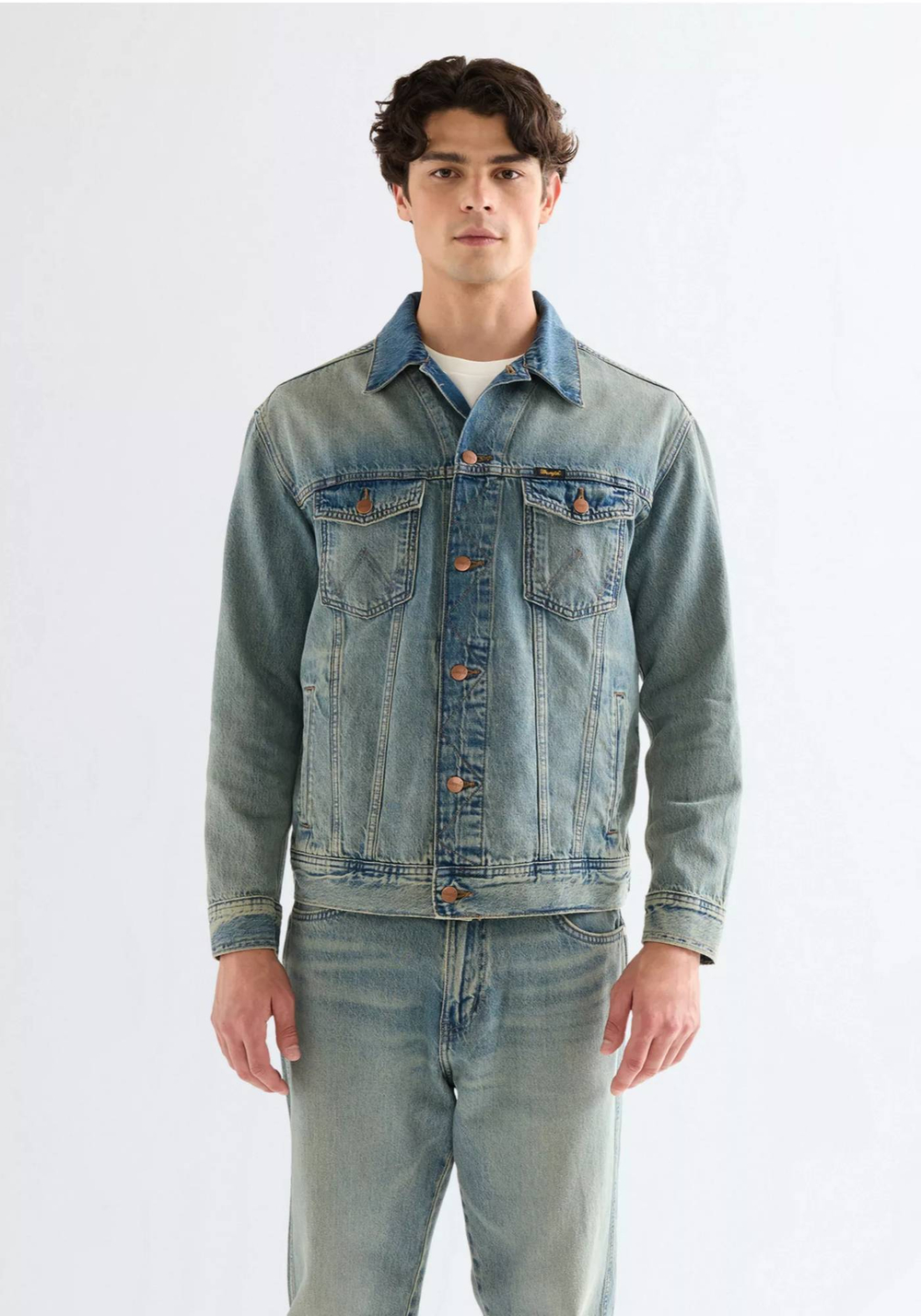 Куртка джинсовая мужская WRANGLER ANTI FIT JACKET CANYON SHADE