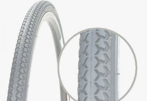 Покрышка HOGGER, 24х 1-3/8 37-540 В003, дорожная для инвалидных колясок, серая (50)