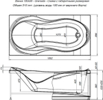 Акриловая ванна Aquanet Grenada 180x90