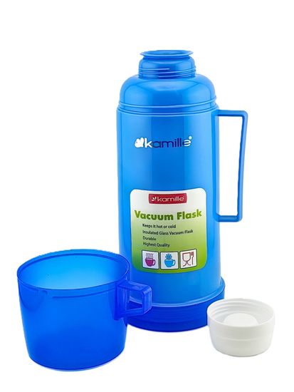 Термос 600 мл. со стеклянной колбой Kamille KM 2071 пластиковый корпус