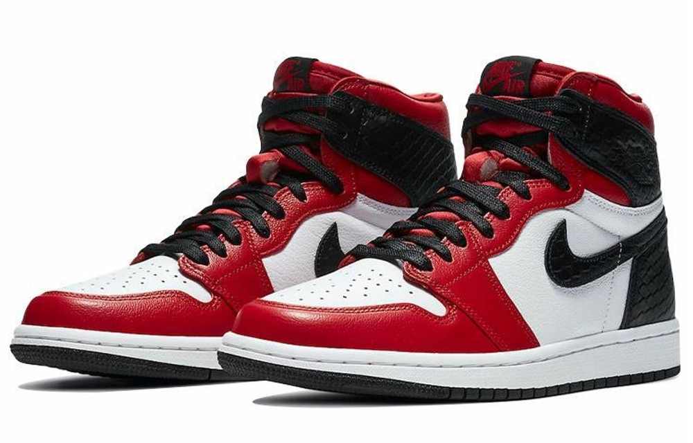 Кроссовки Jordan Air Jordan 1 High Og "Satin Red" (Женская размерная сетка)