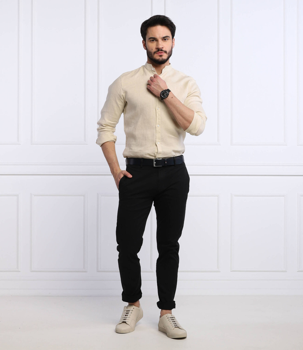 чиносы david222d HUGO - черный(50468314)