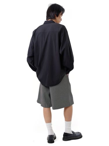 Серые классические шорты-бермуды Votus в клетку