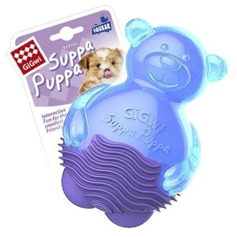 GiGwi 75424 Игрушка для собак  &quot;SUPPA PUPPA &quot;Мишка с пищалкой&quot;