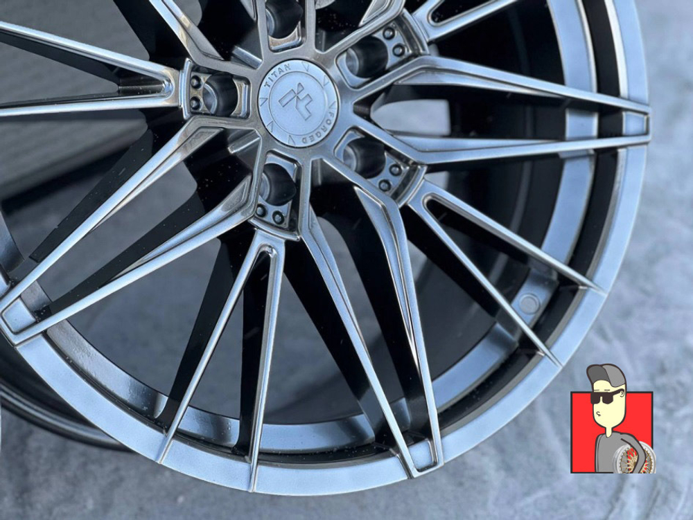 Комплект дисков Brixton Flow From Titan Forged TF30 19x8.5 et38 5x108