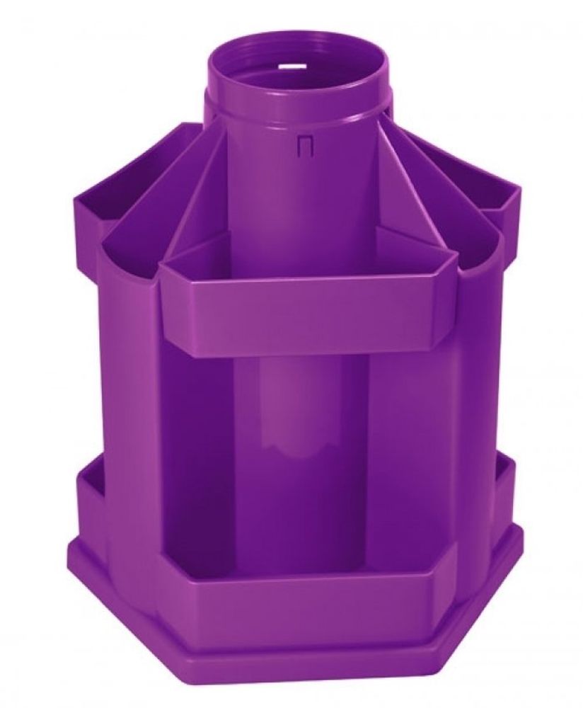 Подставка-органайзер вращающийся "Maxi Desk", пластик, VIOLET