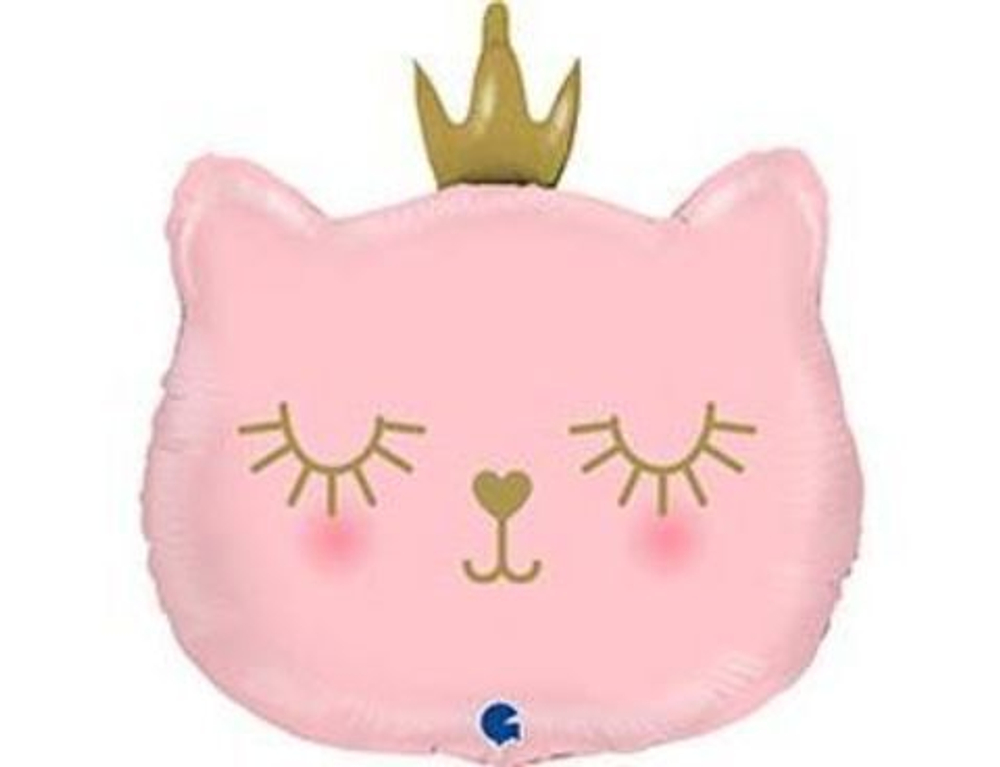 Шар "Кошечка с короной"