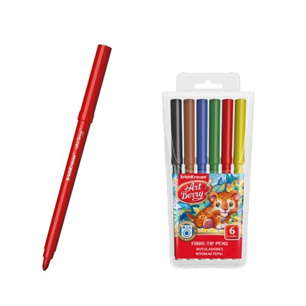 Фломастеры 6 цветов  ErichKrause Art Berry 56083