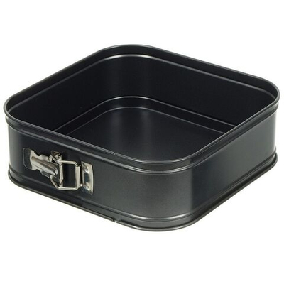 Форма для выпечки сталь, 24х24х7 см, антиприг, квадр, разъем, чер, Daniks, KB18010-24