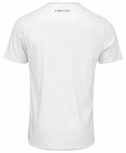Футболка для мальчика теннисная Head Junior Club Carl T-Shirt - white