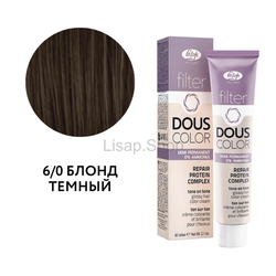 Полуперманентный безаммиачный крем-краситель тон-в-тон "Filter Dous Сolor" (60мл)