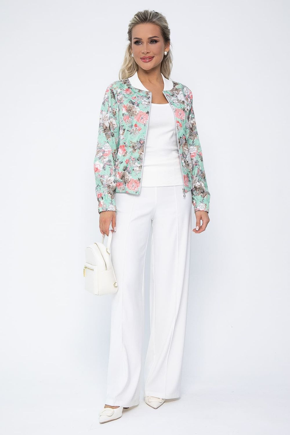 Бомбер Эшли (мятная роза) Б13548-41М LT Collection