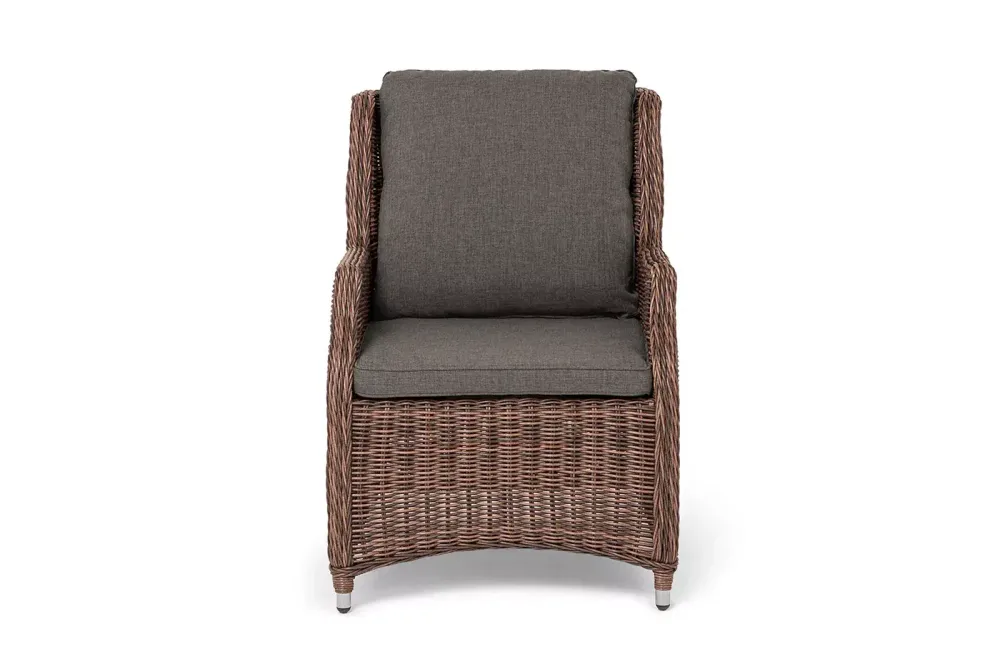 "Неаполь" плетеный стул из искусственного ротанга, цвет коричневый