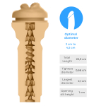 Мастурбатор-ротик 22,5см Kiiroo Feel Stroker Victoria Mouth