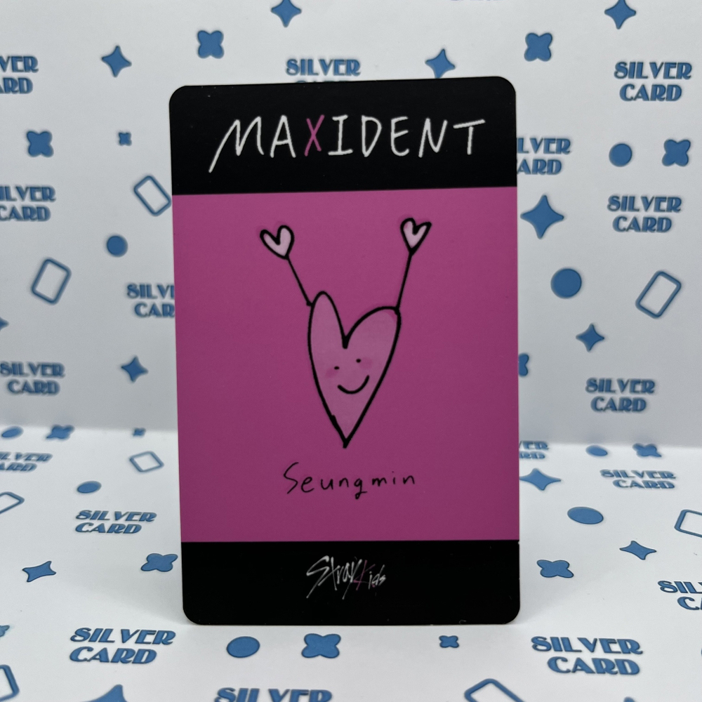 Фотокарта STRAY KIDS - MAXIDENT (SOUNDWAVE UNVEIL LUCKY DRAW | Сынмин)