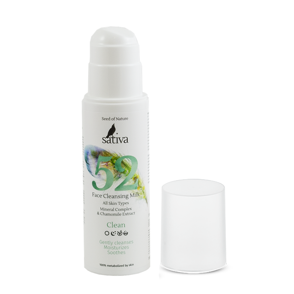 Молочко для лица Sativa №52 очищающее (150мл)