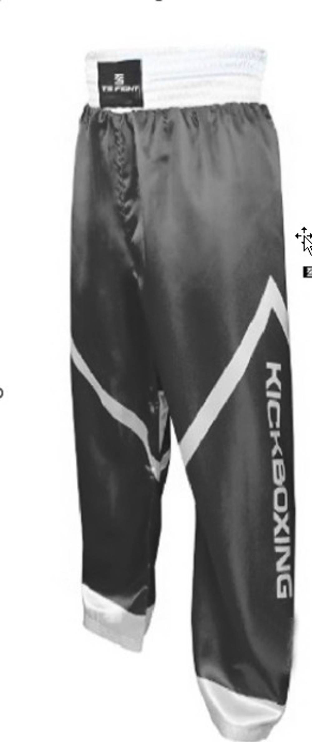 Брюки для кикбоксинга Tomorrow Star PRO черные