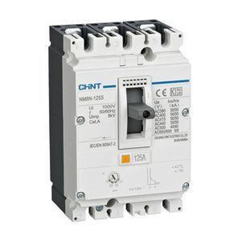 Выключатель автоматический защиты двигателя 3п 70кА 63А NM8N-125Q M (R) CHINT 271857