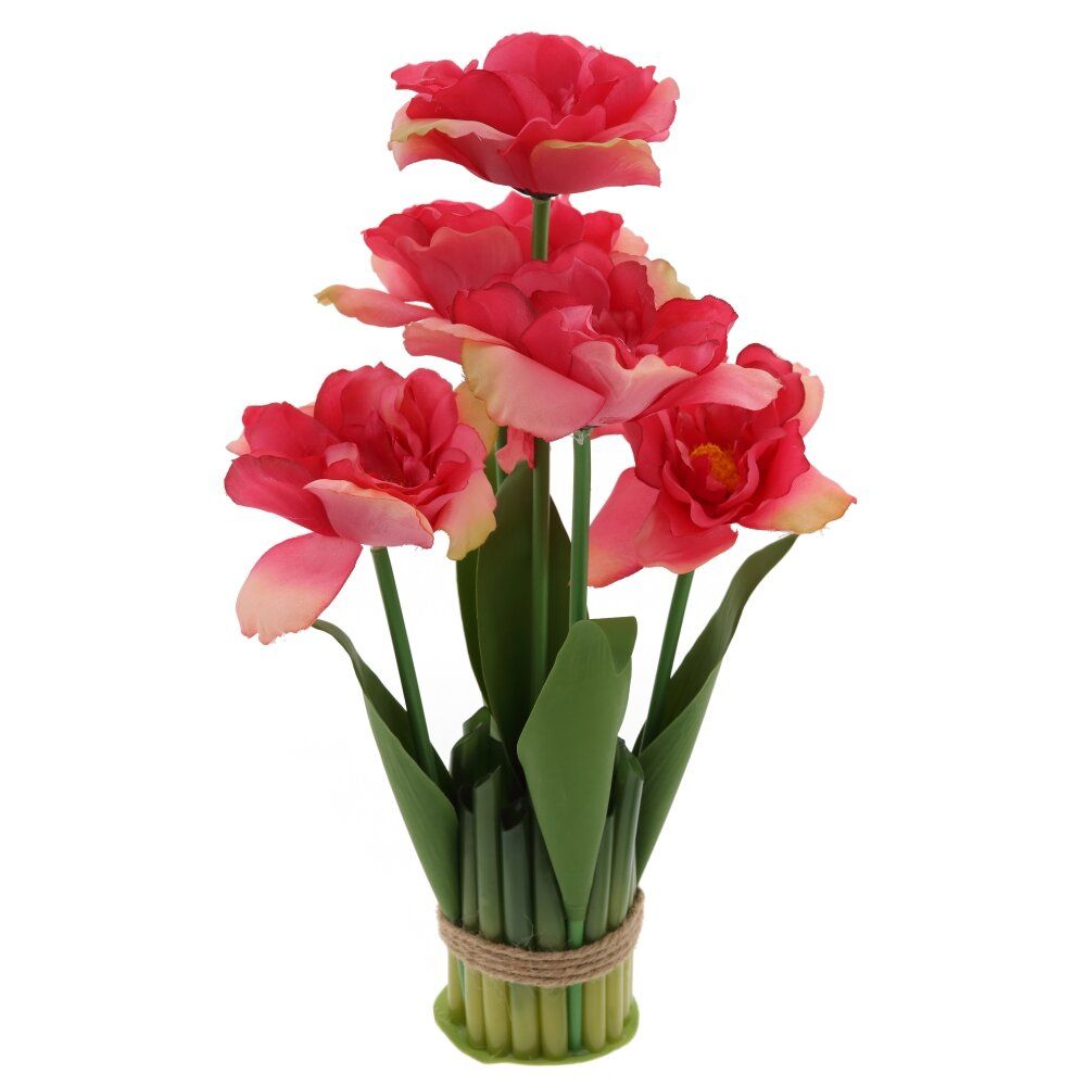 GAEM Цветочная композиция "Роза" , L18 W18 H33 см