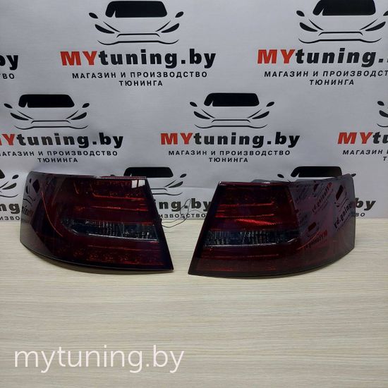 Задние фонари LED TAIL LIGHTS RED SMOKE для AUDI A6 C6 СЕДАН 04.04-08