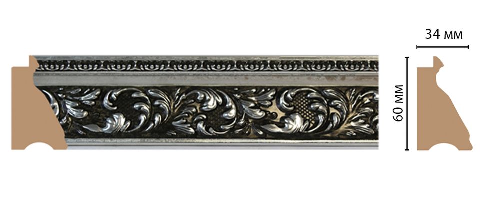 Багет Decomaster 587-1605B 60*34*2900мм