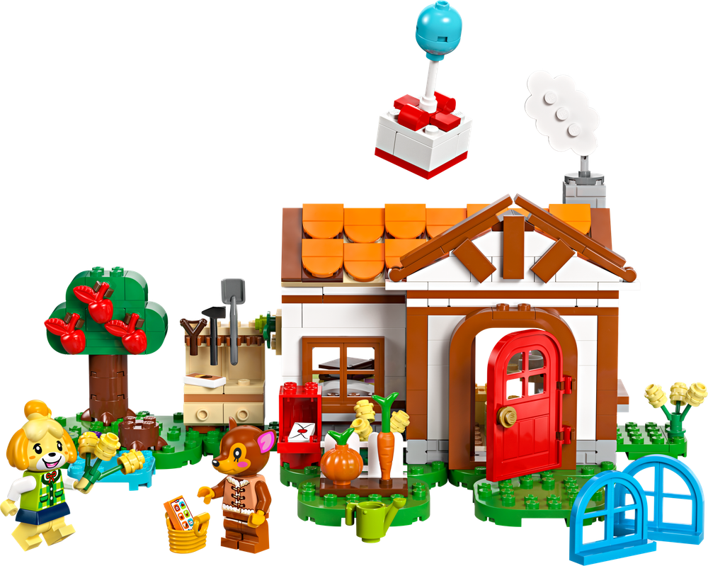 Конструктор Лего Анимал Кроссинг Посещение дома Изабель 77049 LEGO Animal Crossing Isabelle’s House Visit 389 деталей 6+