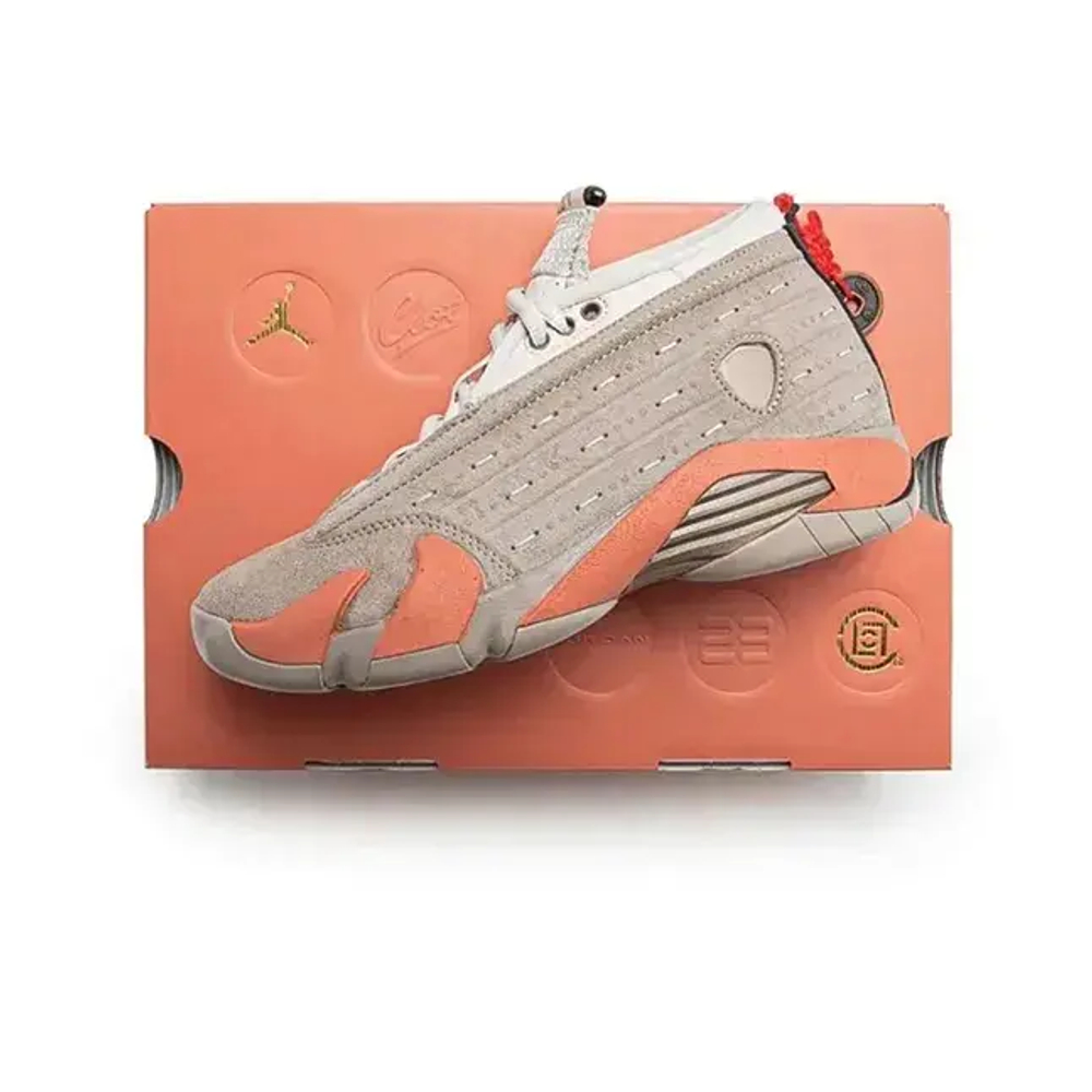 CLOT × Jordan 14 Retro Low terracotta Blush