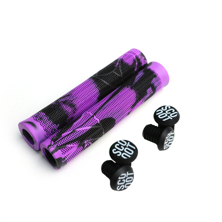 Грипсы Scoot 165 Black/Purple
