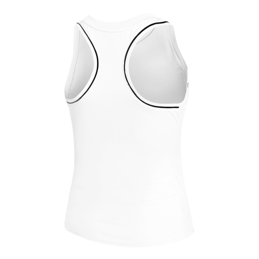 Женская теннисная майка ASICS Piping Tank Top Women - White, Black