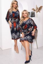 Платье "Белуччи" (синее) НЬЮ П7792 LT Collection