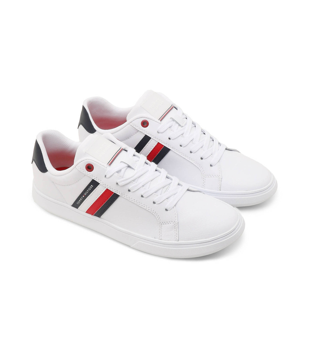 Кожаные кроссовки Tommy Hilfiger - белый(FM0FM04921)