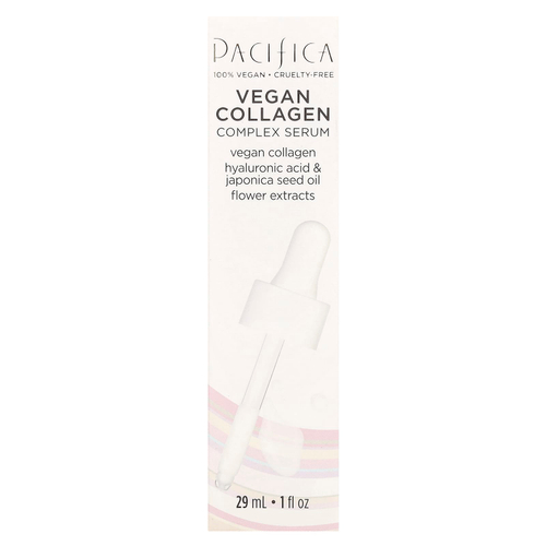 Pacifica, Vegan Collagen, Комплексная сыворотка, 1 жидкая унция (29 мл)