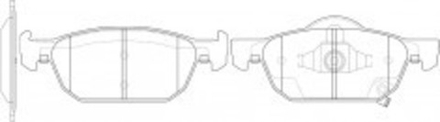 Тормозные колодки NIBK PN-8863