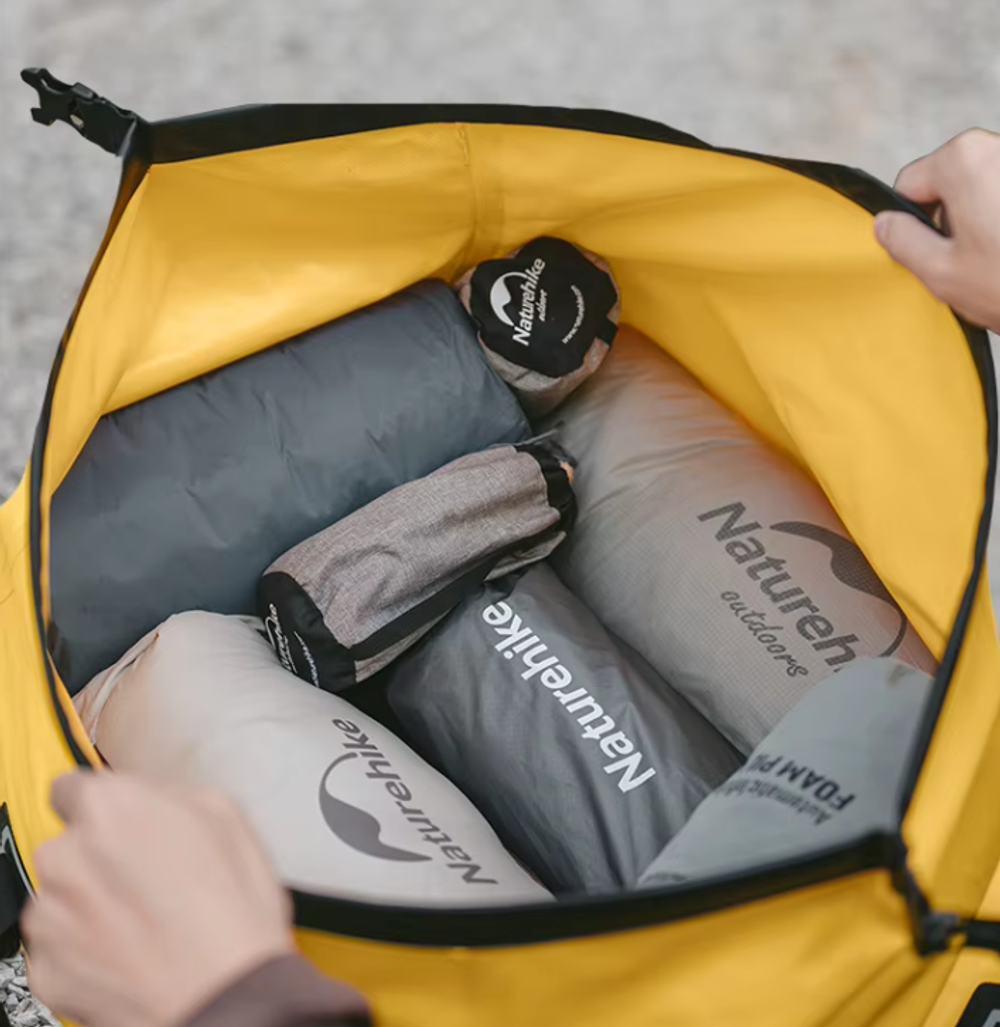 Гермосумка Naturehike 60 л ПВХ (желтая), артикул CNK2450XB015-60Y Под заказ