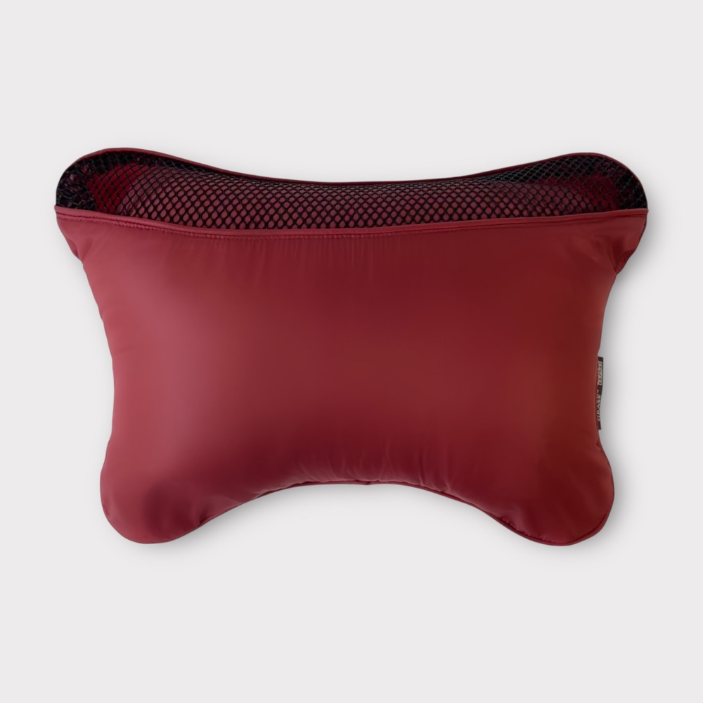 Дорожный плед-пончо пуховый 130х170 German Grass Travel Cape Plaid бордовый