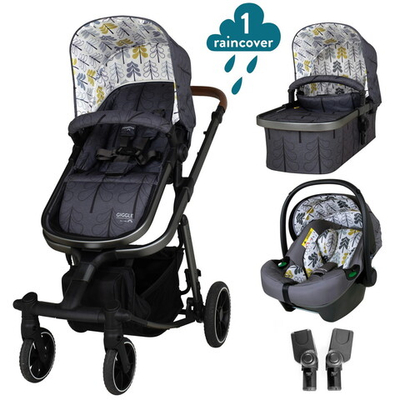 Детская коляска Cosatto Giggle Trail 3 в 1 Fika Forest