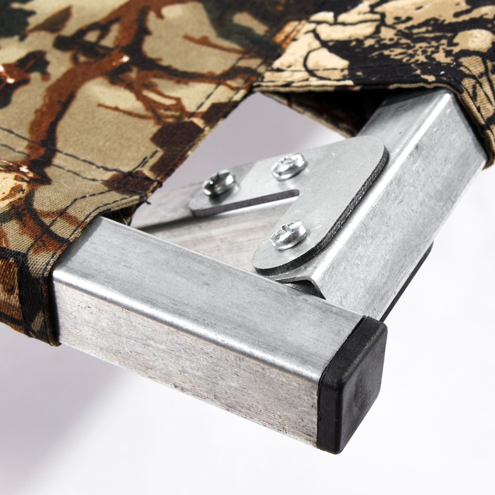 Раскладушка туристич. &quot;СЛЕДОПЫТ&quot; в чехле, 2050х750х400 мм, труба оцинк. 25х25 мм