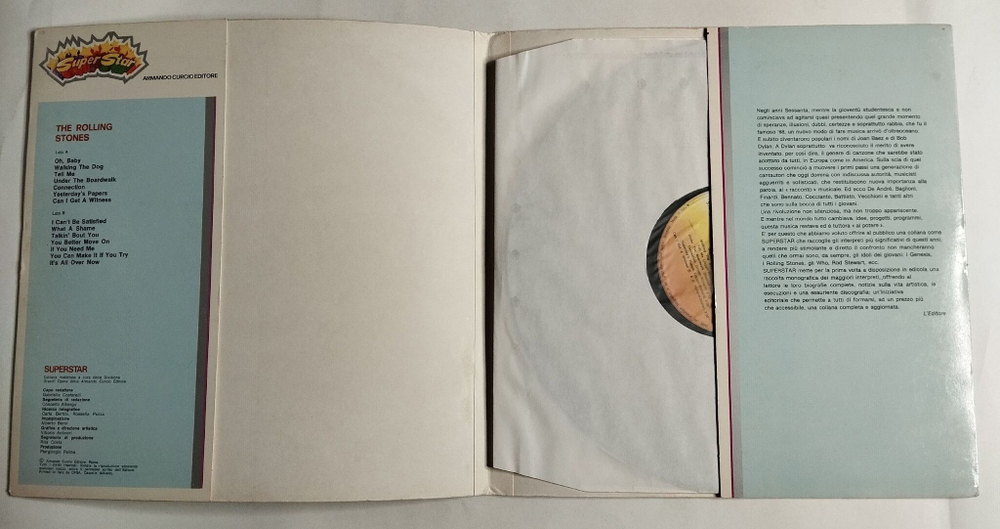 Винтажная виниловая пластинка LP Rolling Stones I Cant Be Satisfied (Italy 1982)