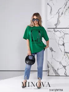 Футболка 704-зеленый Minova