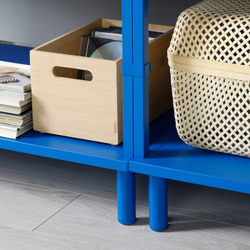 IKEA LÄTTHET  (ИКЕА ЛÄТТХЕТ)  -  Ножка, синий/металлический, 11 см
