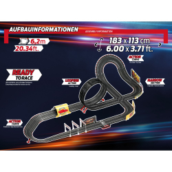 Carrera GO!!! - Автомобильная трасса 6,2 м Disney Cars Glow Racers + 2 машины / артикул   62559  / GTIN 4007486625594