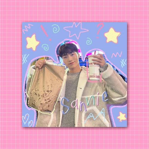 Плюшка / Стикер #24 / ATEEZ