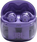 Наушники JBL Tune Flex 2 Ghost Edition, Bluetooth, вкладыши, прозрачный/фиолетовый [jbltflex2gmae]