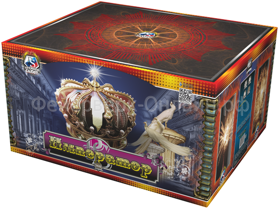 Батарея салютов Император (190/0.8; 1; 1.25; 1.75) 01111