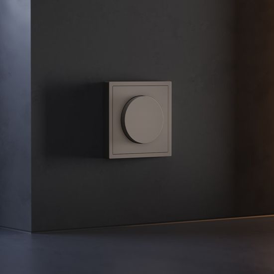 Накладка для светорегулятора поворотно-нажимного, S70 (капучино)