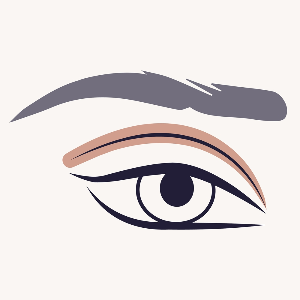 ZOEVA 231 Detail Crease Definer - Косметическая кисть для теней - круглый пендзель, 1 szt.