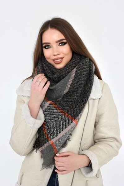 Шарф женский зимний длинный мягкий палантин